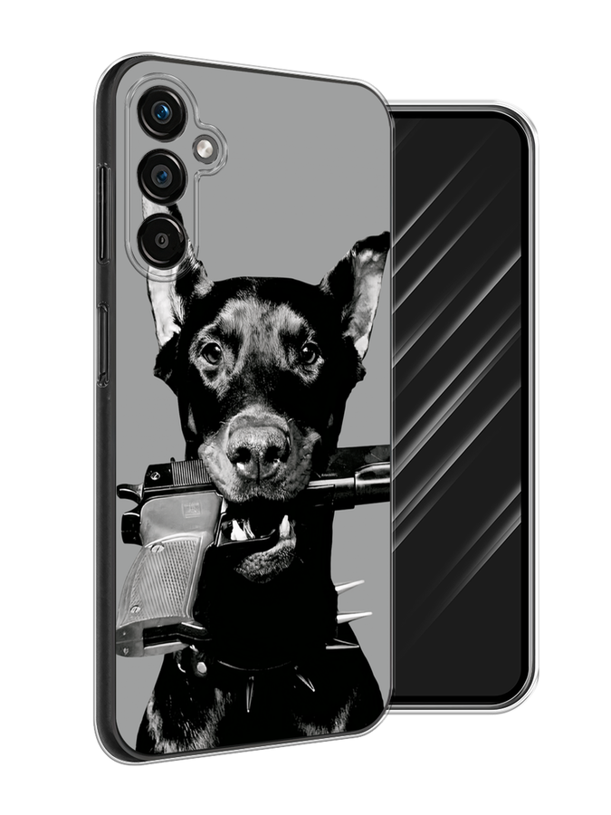 

Чехол Awog на Samsung Galaxy A25 5G "Доберман", Серый, 2108550-1