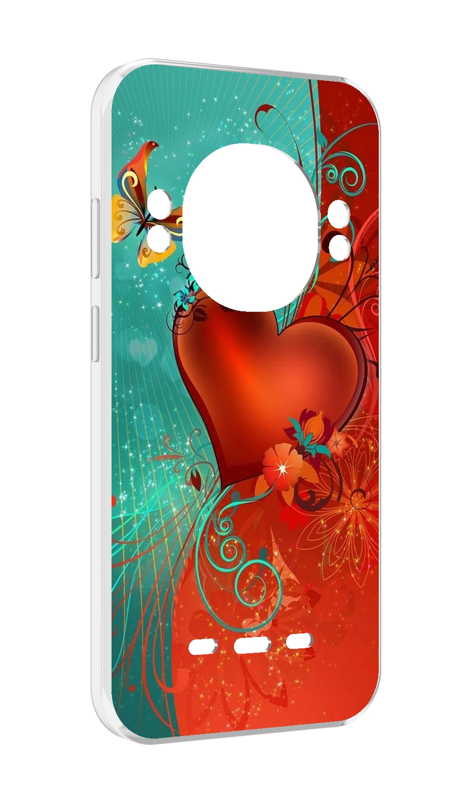 

Чехол MyPads красивые-яркие-сердечки для UleFone Power Armor 16 Pro, Прозрачный, Tocco