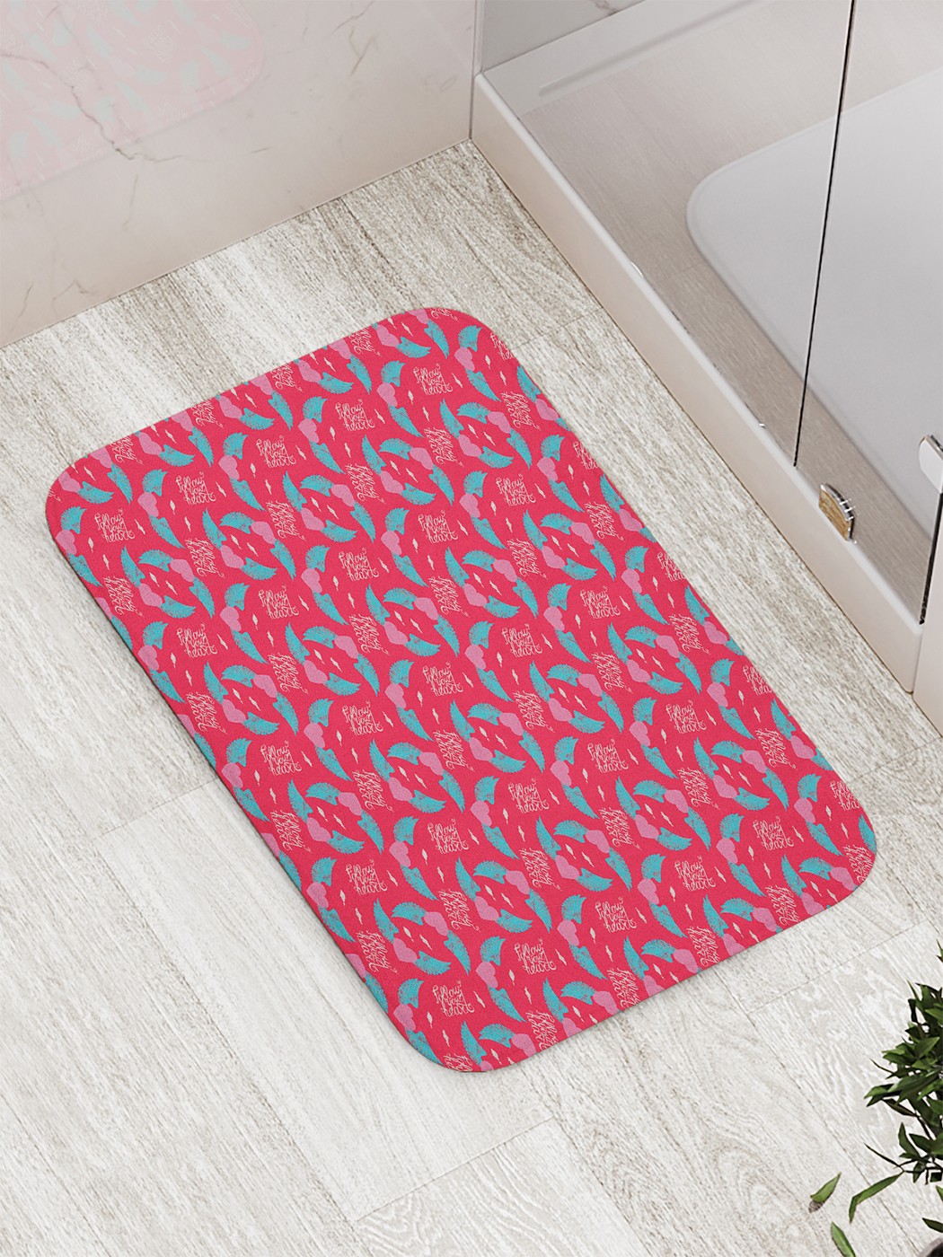 

Коврик противоскользящий для ванной, сауны, бассейна, 77х52 см bath_82743 JoyArty