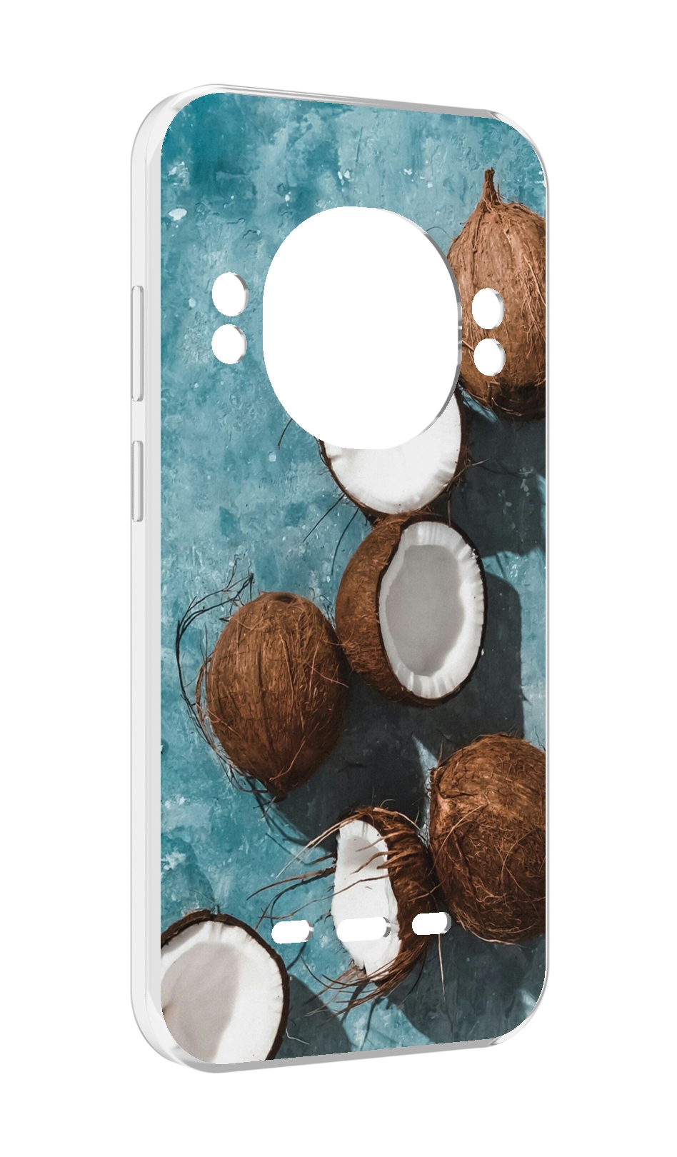

Чехол MyPads красивые-кокосы для UleFone Power Armor 16 Pro, Прозрачный, Tocco