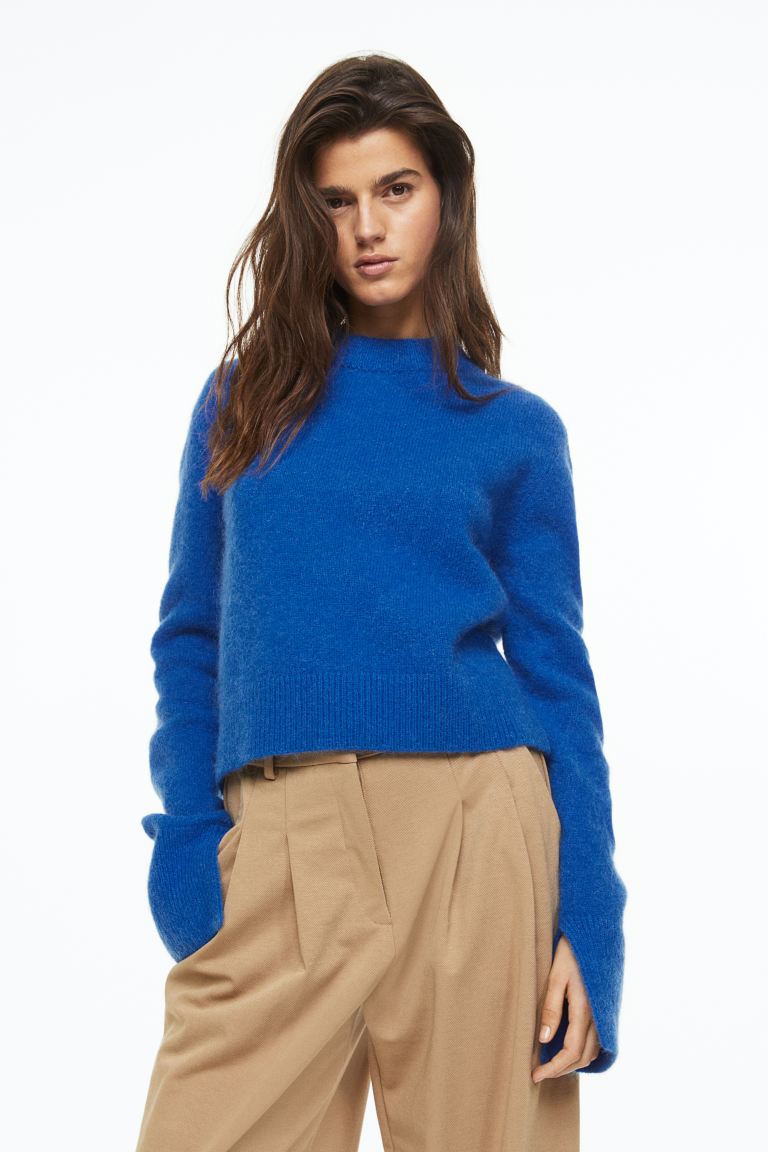 

Джемпер женский H&M 1143202001 голубой M (доставка из-за рубежа), 1143202001