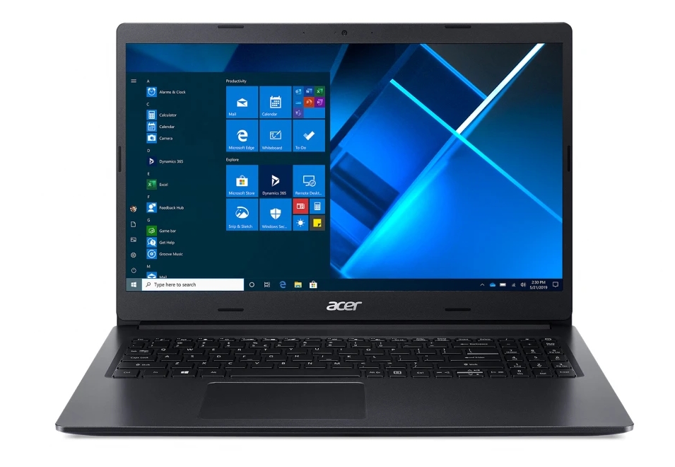 фото Ноутбук acer extensa 15 ex215-53g-38aq black (nx.egcer.00l)