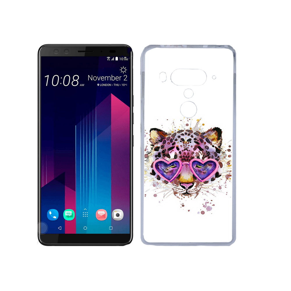 

Чехол MyPads Tocco для HTC U12+ модный леопард, Прозрачный, Tocco