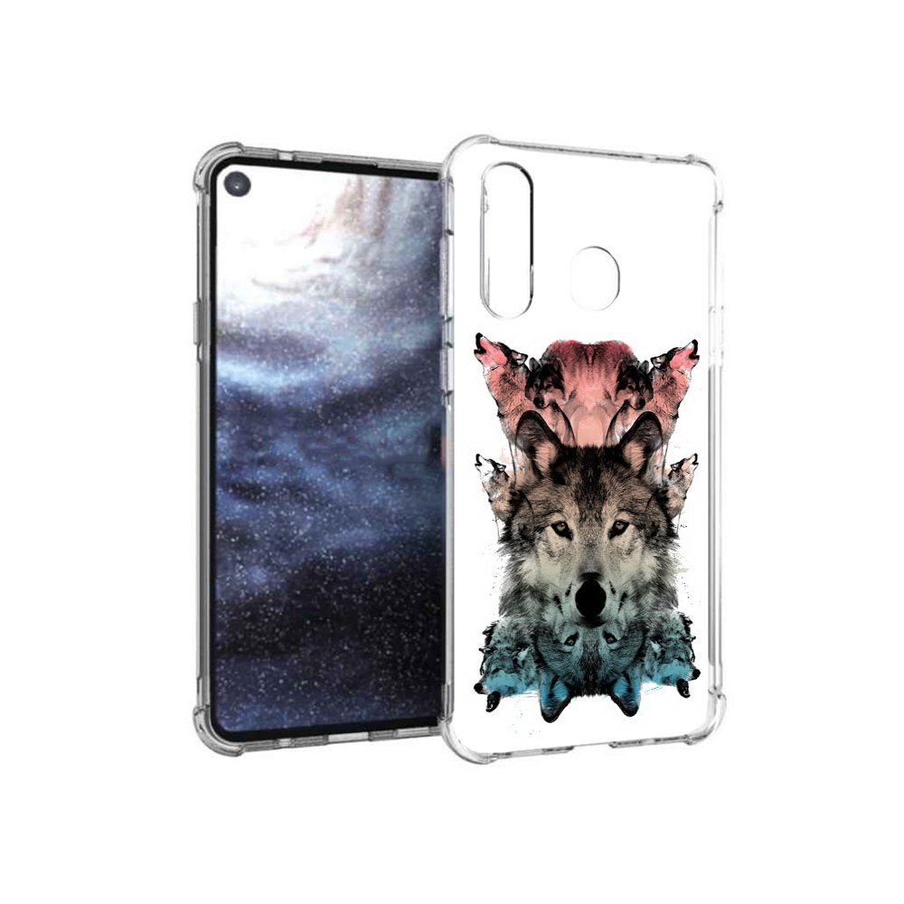 

Чехол MyPads Tocco для Samsung Galaxy A8s стая (PT124633.501.624), Прозрачный, Tocco