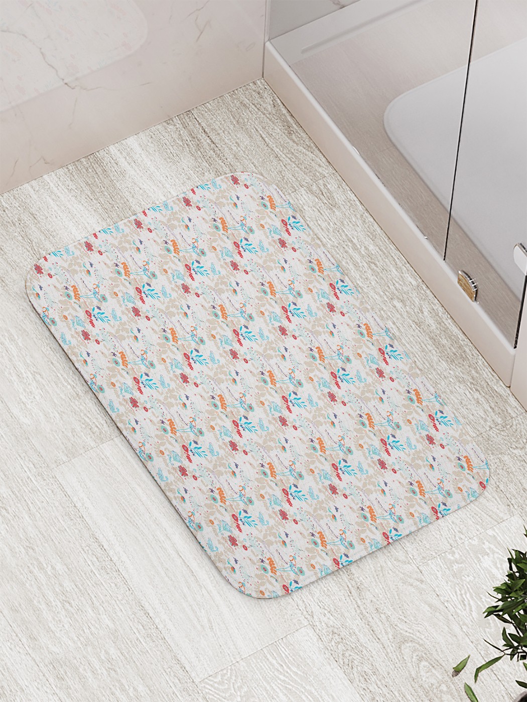 

Коврик противоскользящий для ванной, сауны, бассейна, 77х52 см bath_82627 JoyArty