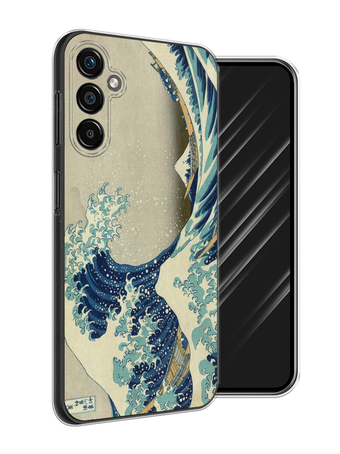 

Чехол Awog на Samsung Galaxy A25 5G "Большая волна в Канагаве", Серый;синий;голубой, 2108550-9