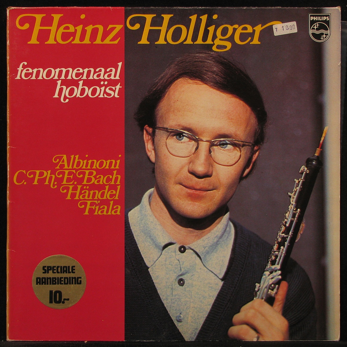 

LP Heinz Holliger - Fenomenaal Hoboist Philips (296205)