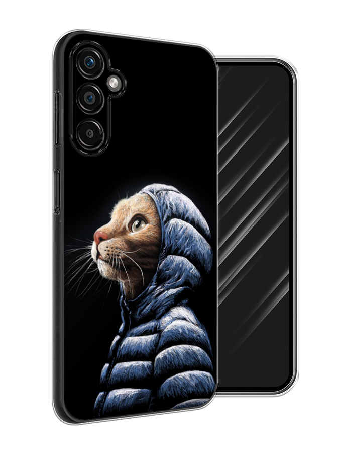 

Чехол Awog на Samsung Galaxy A25 5G "Кот в капюшоне", Черный;бежевый;синий, 2108550-2