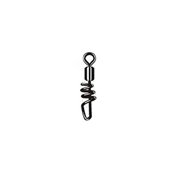 AKARA Вертлюг с застежкой спираль AKARA SCREW ROLLING SWIVEL 23501 (6; Кол. в упак. 10)