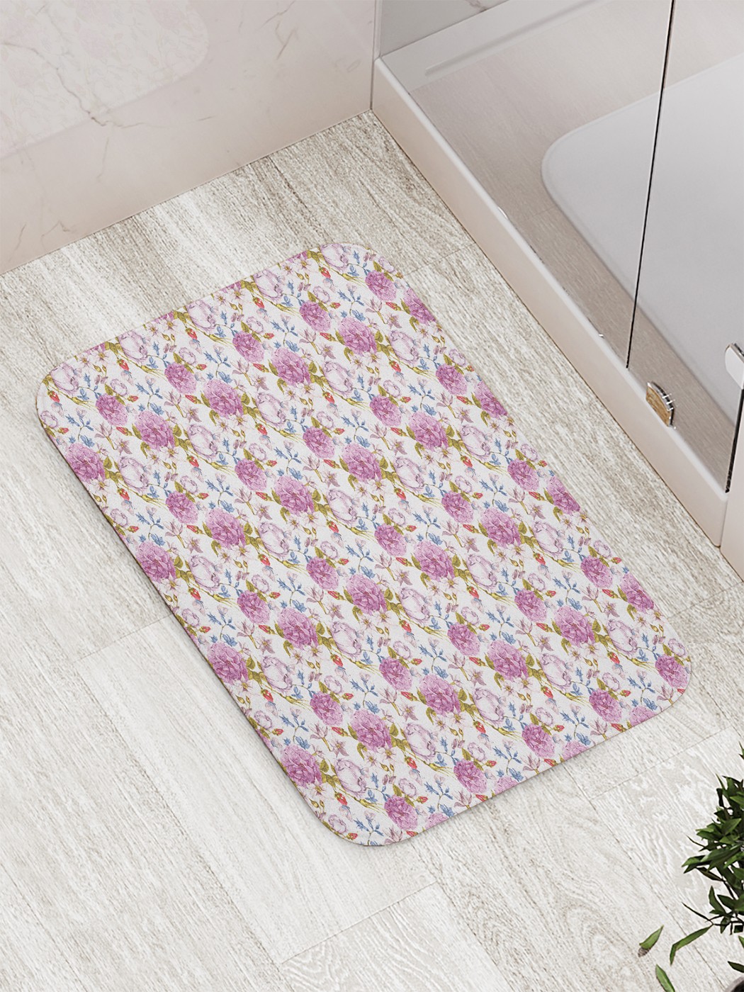 

Коврик противоскользящий для ванной, сауны, бассейна, 77х52 см bath_82534 JoyArty