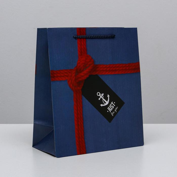 

Пакет Дарите Счастье Just for you 23  27  11,5 см, Синий