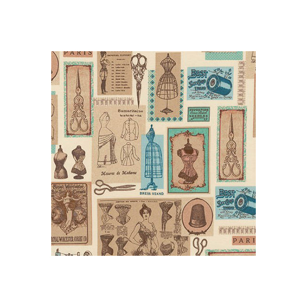 

Ткань Peppy Heirloom diary panel AOG-16065-200 VINTAGE 60x110 см 146 г/м2