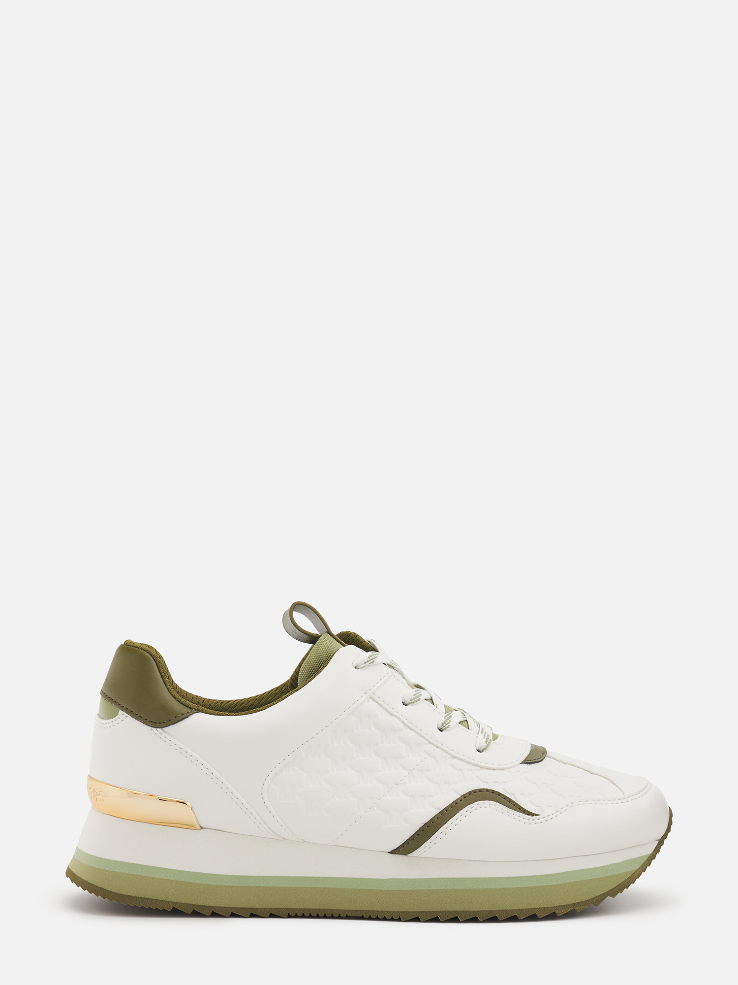 

Кроссовки женские Michael Kors 43T4RNFSAL341 белые US 12, Белый, Raina Trainer