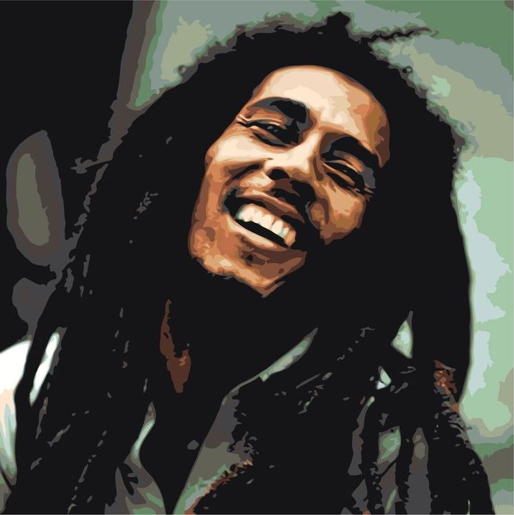 

Картина по номерам Живопись по Номерам Bob Marley, 40x40, Bob Marley
