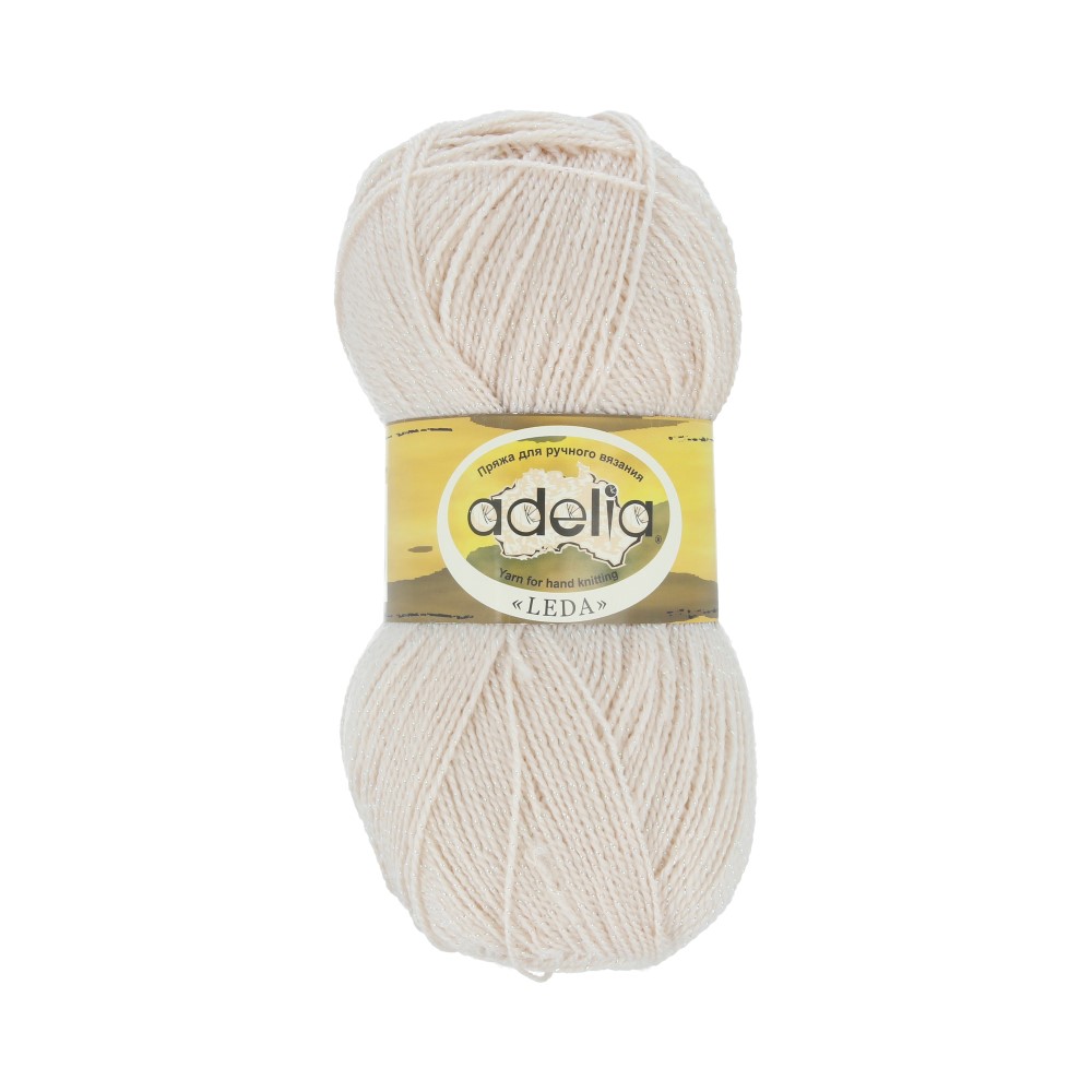 

Пряжа Adelia Leda №201 светло-бежевый, Leda