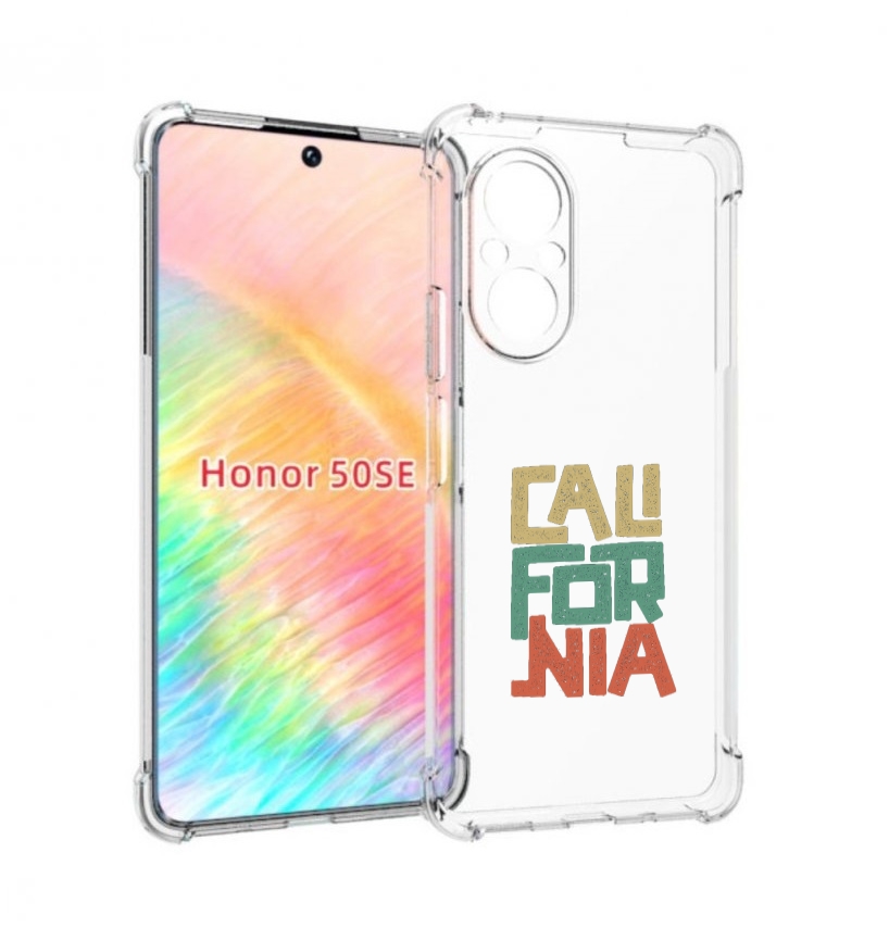 

Чехол бампер MyPads Графический-дизайн для Honor 50 SE противоуд, Прозрачный, Tocco