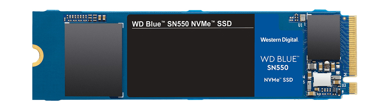 SSD накопитель WD Blue SN550 M.2 2280 1 ТБ (WDS100T2B0C)