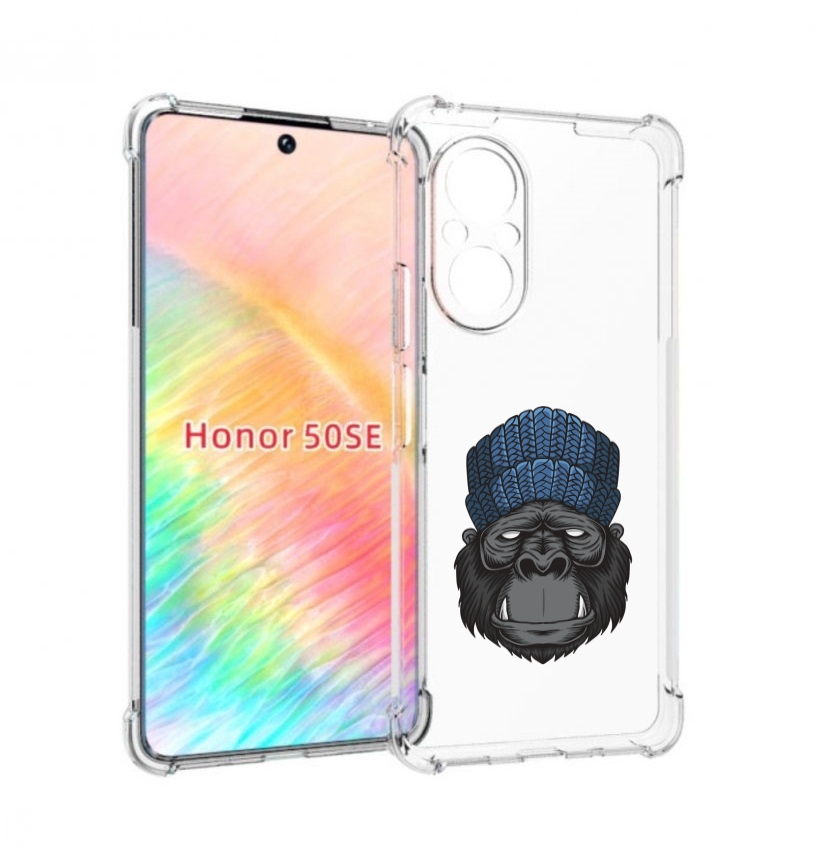 

Чехол бампер MyPads Горила для Honor 50 SE противоударный, Прозрачный, Tocco