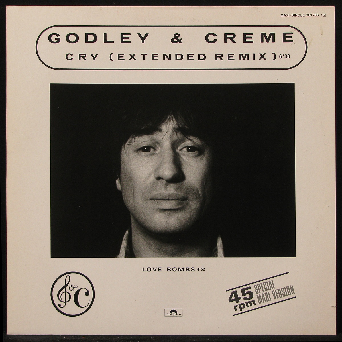 

LP Godley & Creme - Cry (Extended Remix) (maxi) Polydor (295972)
