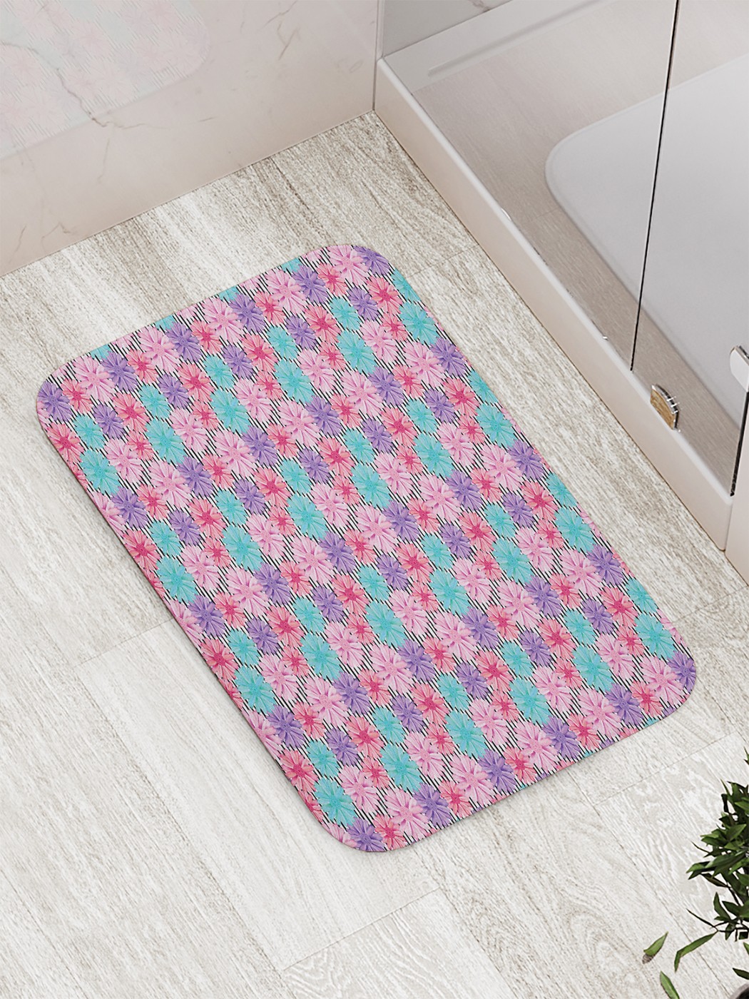 

Коврик противоскользящий для ванной, сауны, бассейна, 77х52 см bath_82444 JoyArty