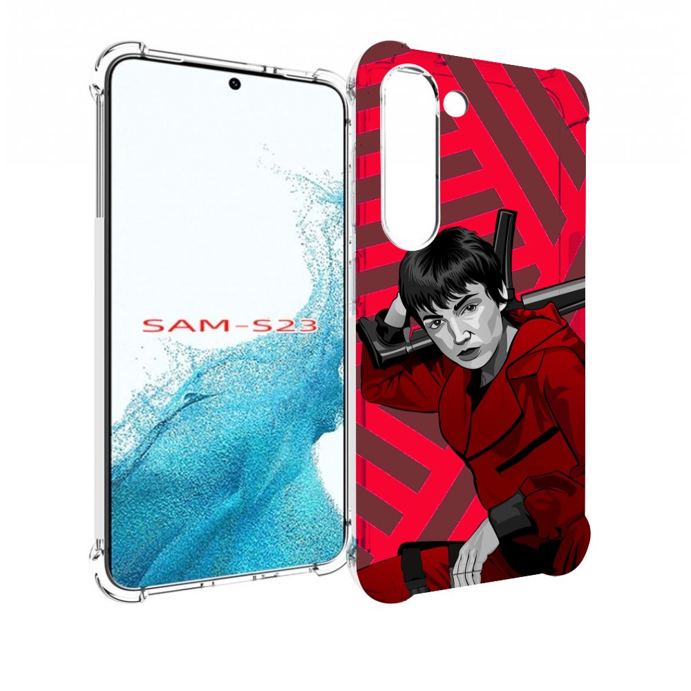 

Чехол MyPads Токио-бумажный-дом для Samsung Galaxy S23, Прозрачный, Tocco
