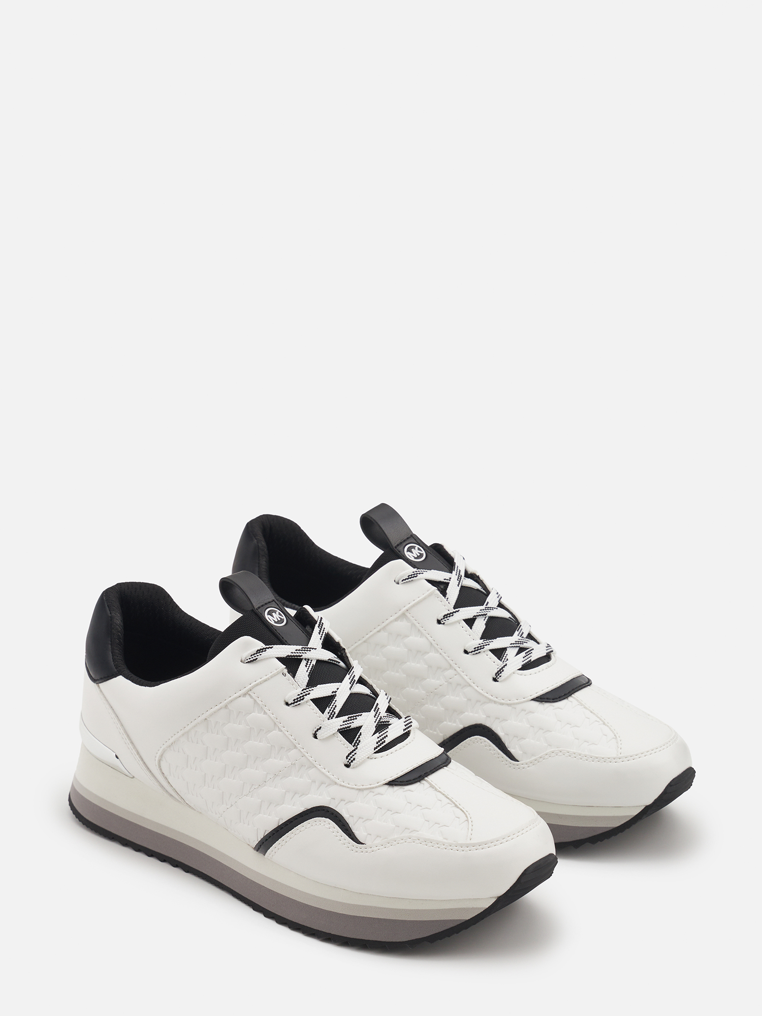 

Кроссовки женские Michael Kors 43T4RNFSBL001 черные US 10, Черный, Raina Trainer