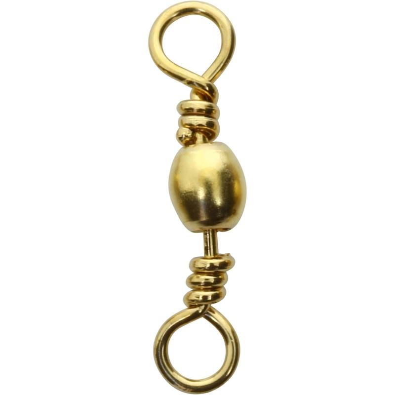 

Salmo Вертлюг LUCKY JOHN BARREL BRASS (№012; 10шт в уп.), Золотистый