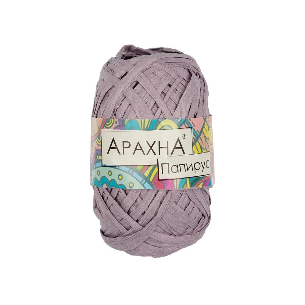 

Пряжа ARACHNA Papyrus №15 сиреневый, Фиолетовый, Papyrus