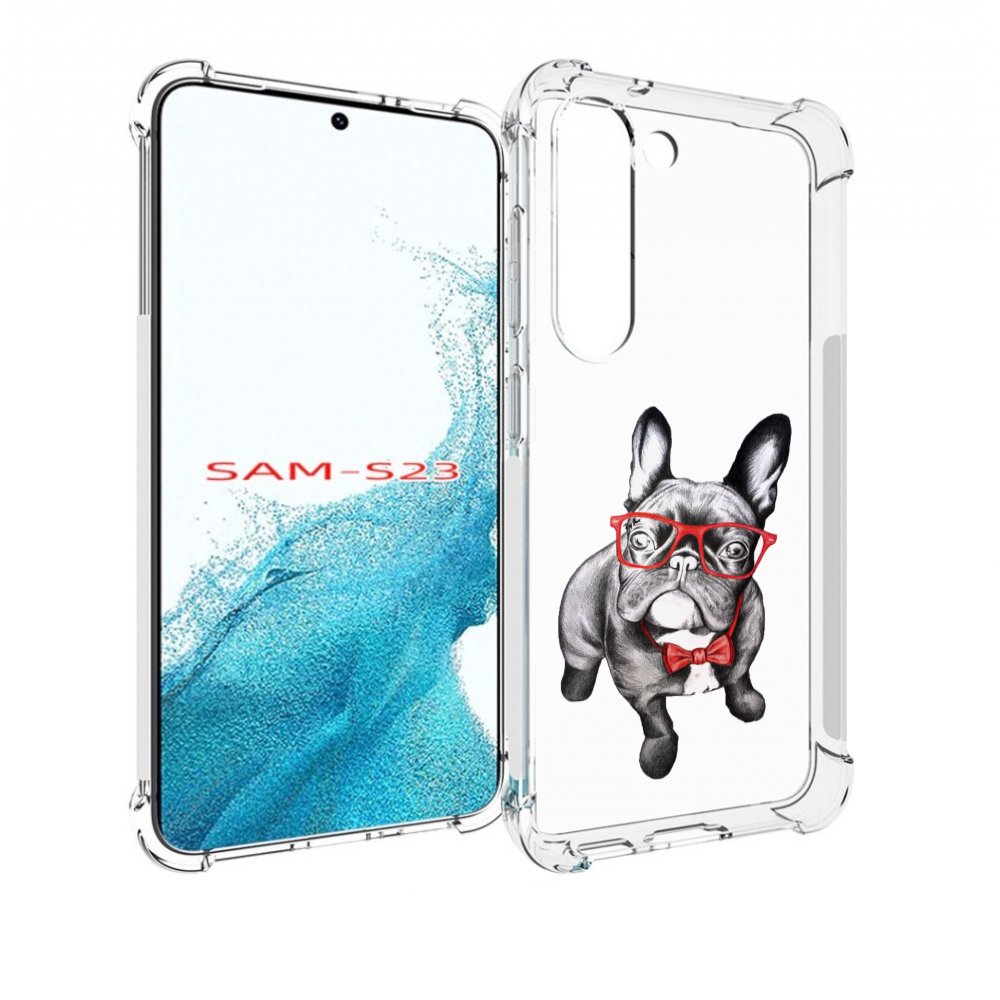

Чехол MyPads Стильняга для Samsung Galaxy S23, Прозрачный, Tocco