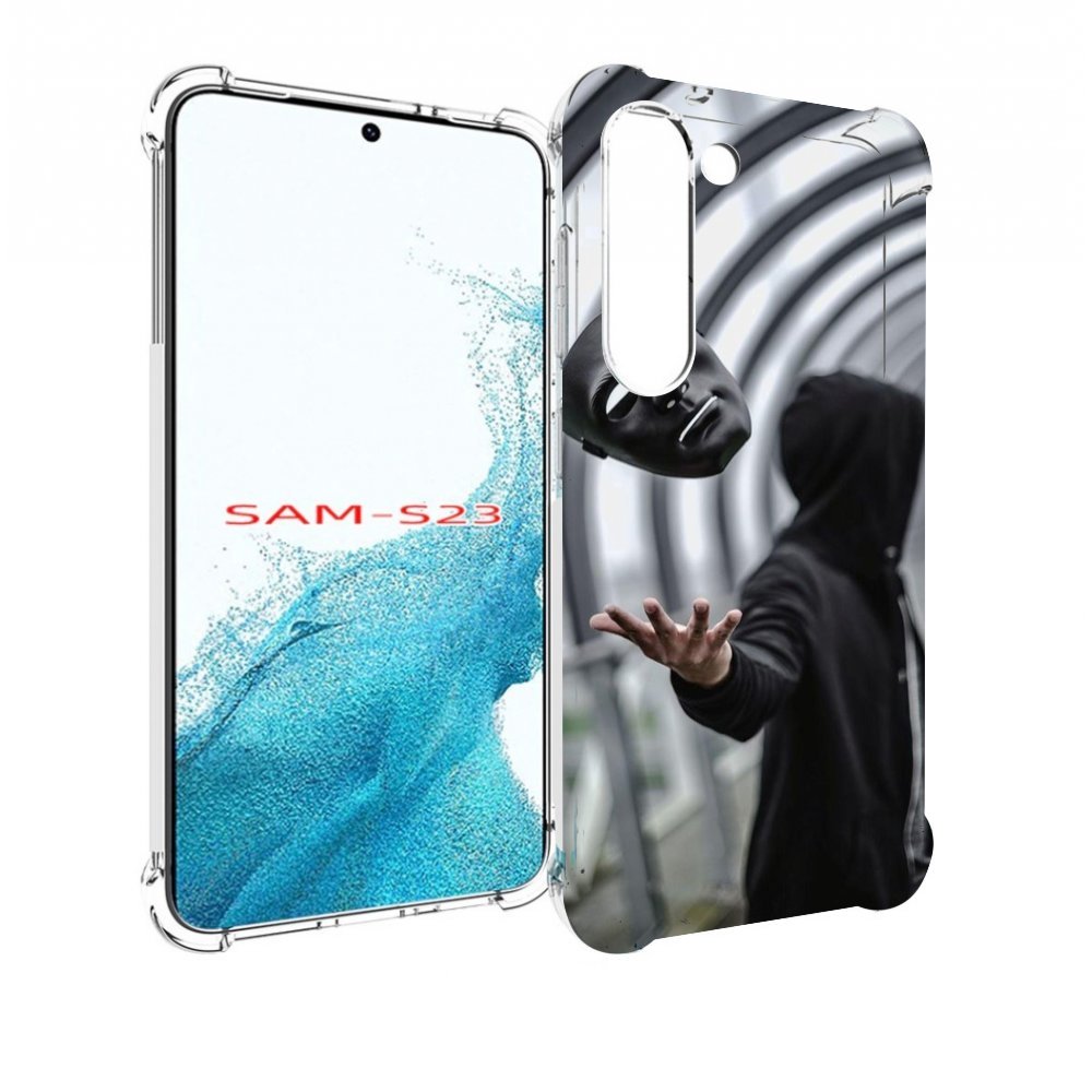 

Чехол MyPads Сними-маску для Samsung Galaxy S23, Прозрачный, Tocco