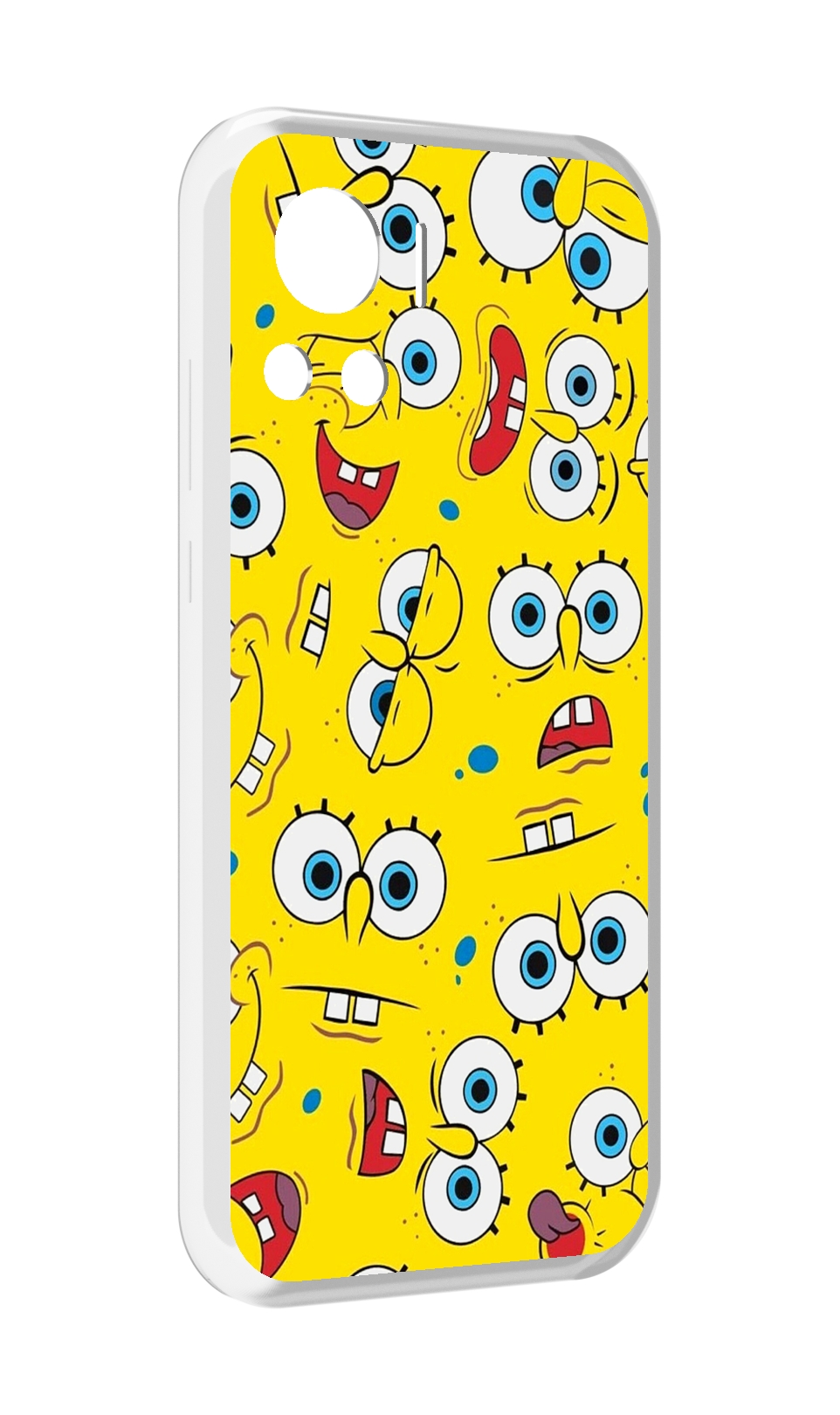 

Чехол MyPads много-спанч-боба для Motorola Edge 30 Ultra, Прозрачный, Tocco