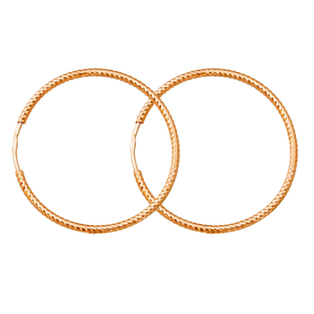 

Серьги из красного золота без вставки 585Gold 402004244, 402004244
