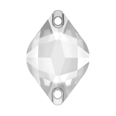 

Кристаллы Swarovski 14*9 мм 6 шт в пакете белый