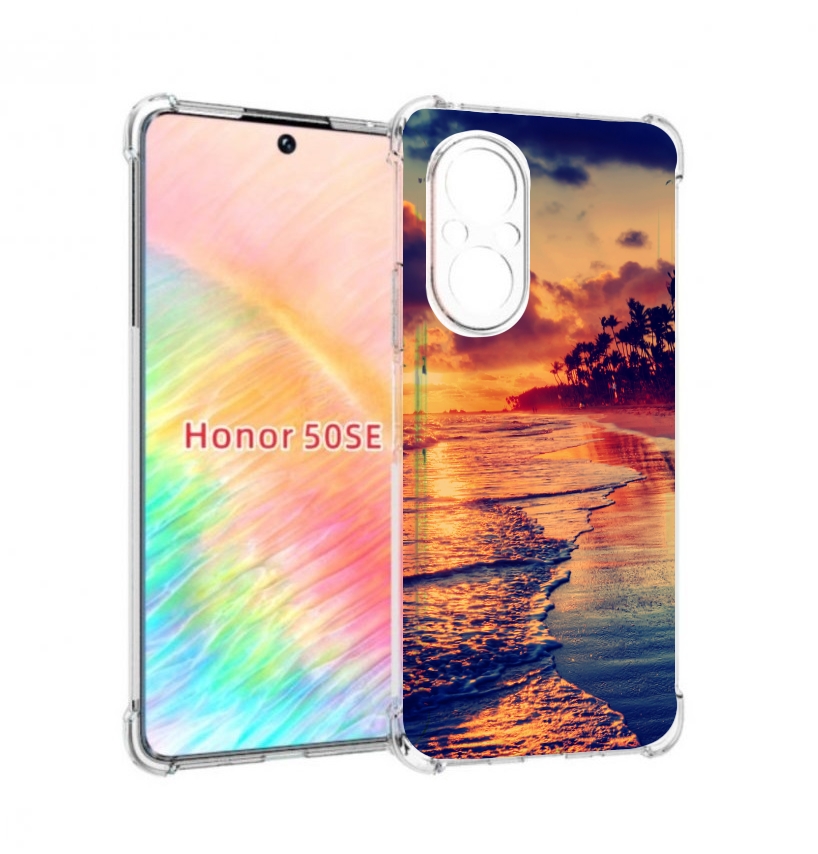 Чехол бампер MyPads Берег для Honor 50 SE противоударный