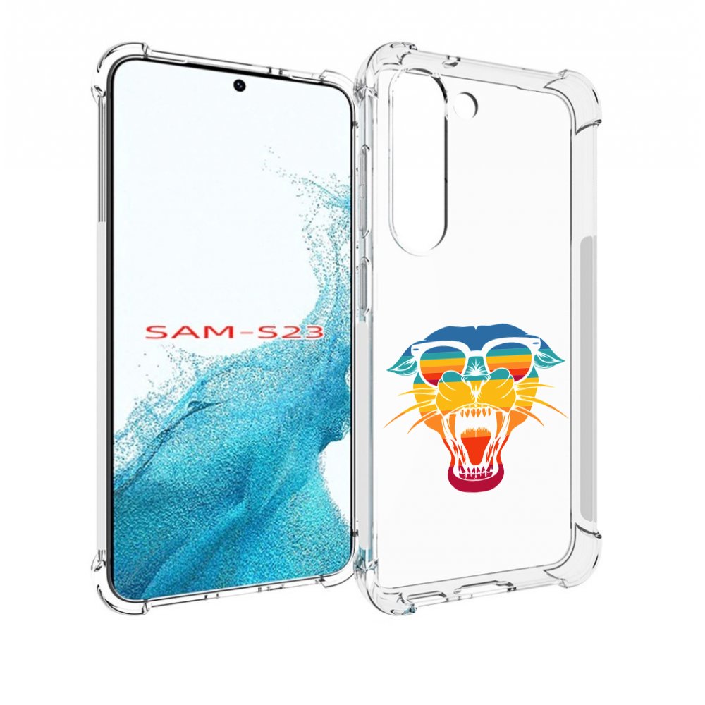 

Чехол MyPads Радужная-пантера для Samsung Galaxy S23, Прозрачный, Tocco