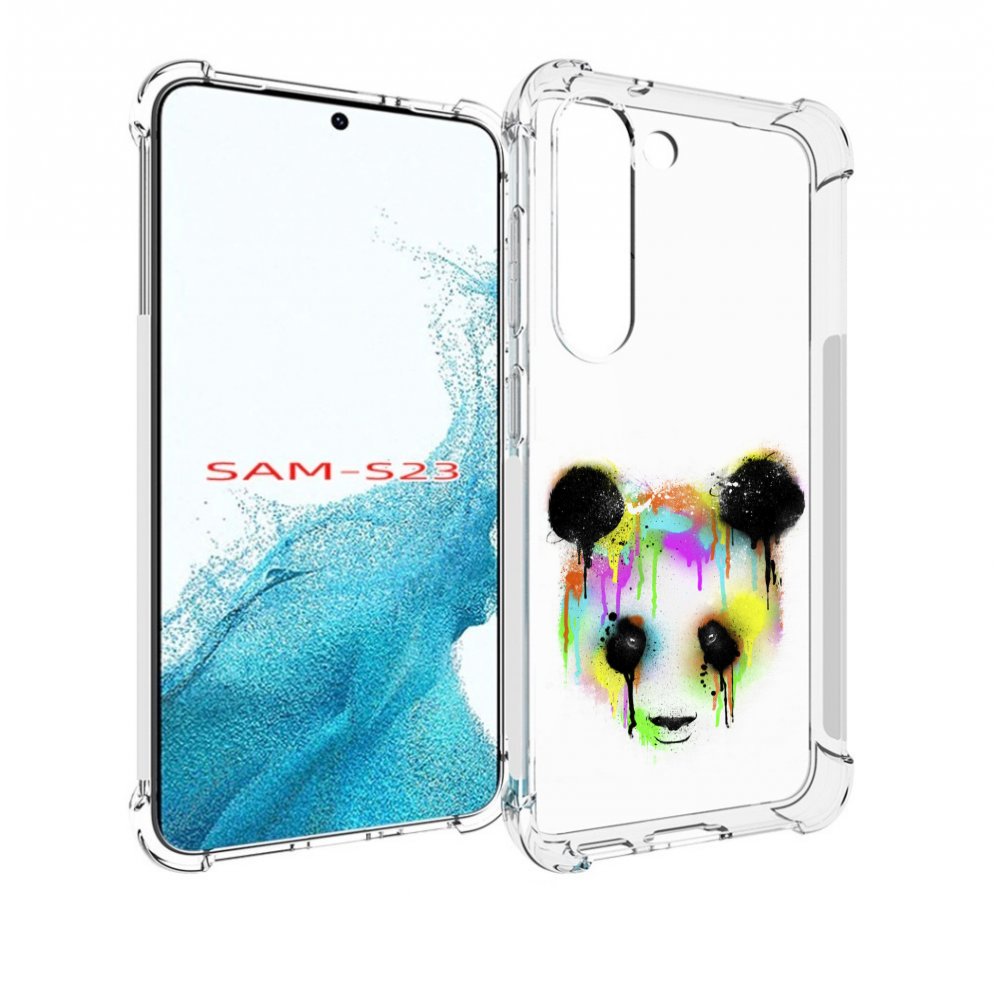 

Чехол MyPads Радужная панда для Samsung Galaxy S23, Прозрачный, Tocco