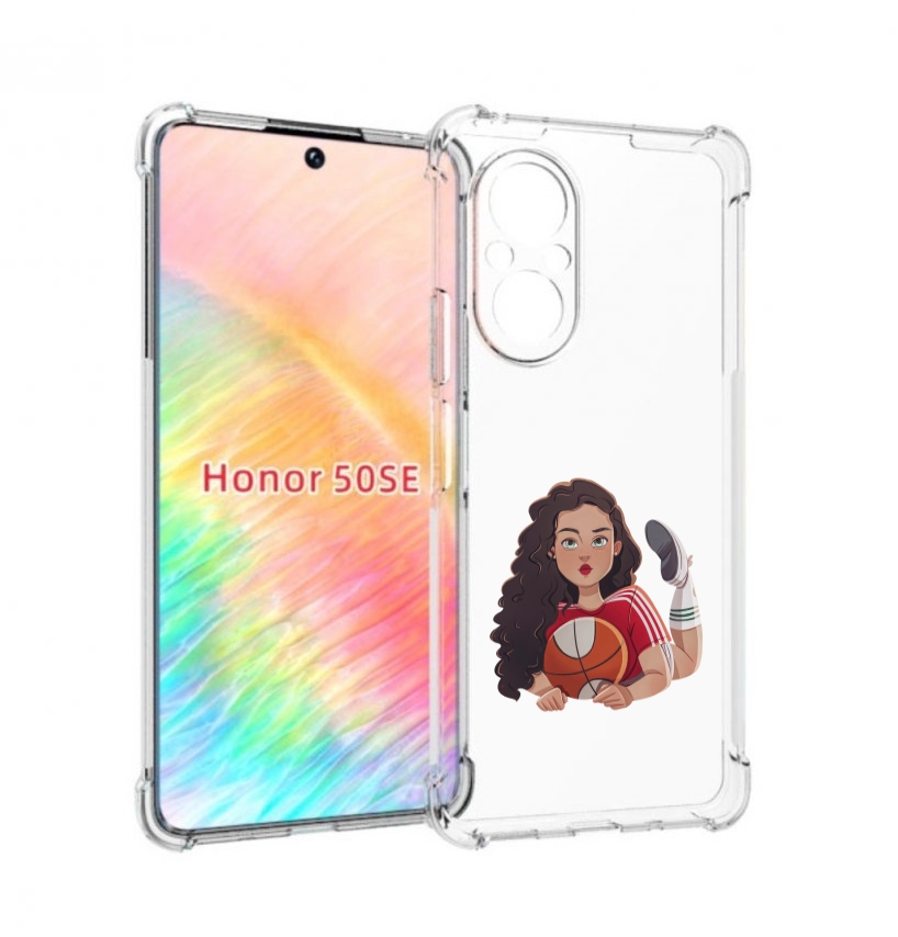 

Чехол бампер MyPads Баскетболитска-в-гольфах женский для Honor 5, Прозрачный, Tocco