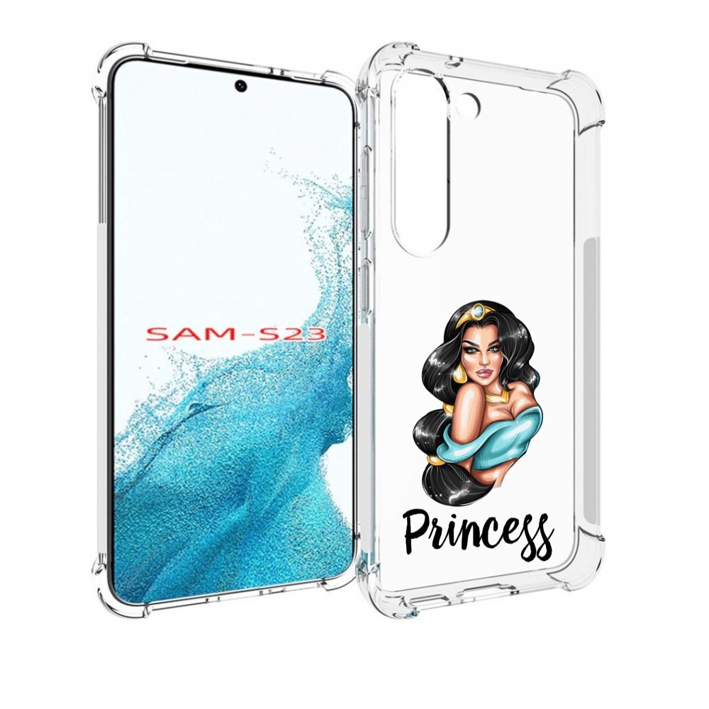 

Чехол MyPads Принцесса-Жасмин женский для Samsung Galaxy S23, Прозрачный, Tocco