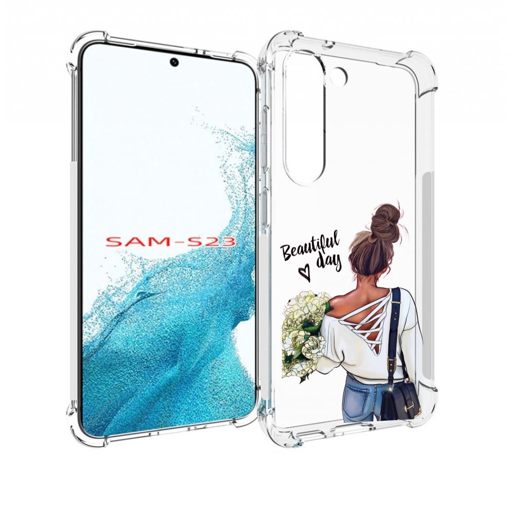

Чехол MyPads Прекрасный-день для Samsung Galaxy S23, Прозрачный, Tocco