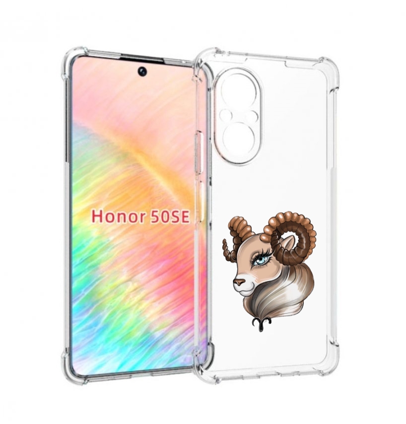 

Чехол бампер MyPads Барашка для Honor 50 SE противоударный, Прозрачный, Tocco