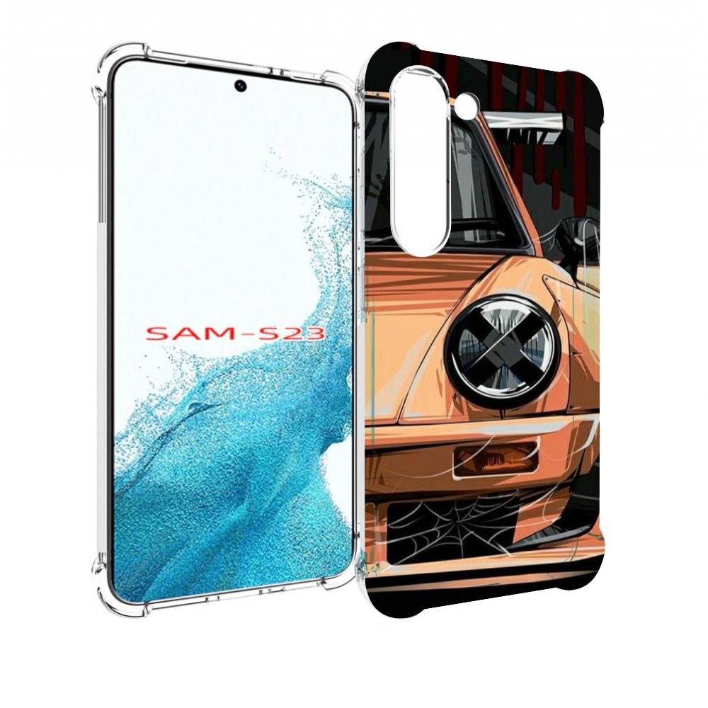 

Чехол Mypads Порш Мужской Для Samsung Galaxy S23, Прозрачный, Tocco