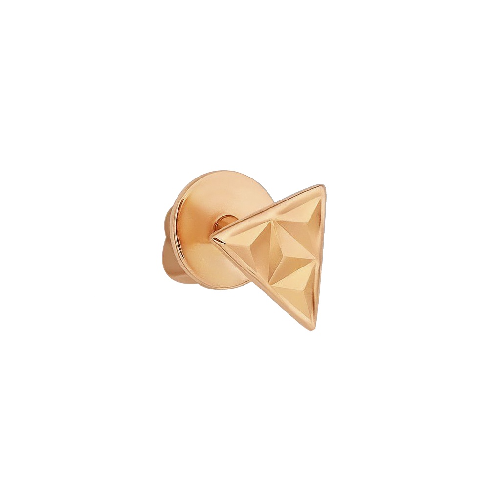 

Серьги из красного золота без вставки 585Gold 402003674, 402003674