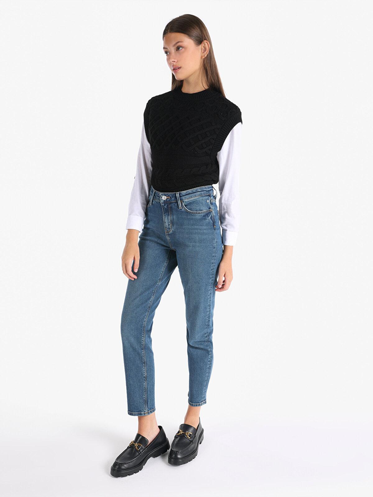 

Джинсы женские Colin's CL1065294_Q1.V1 синие 25/30, Синий, CL1065294_Q1.V1