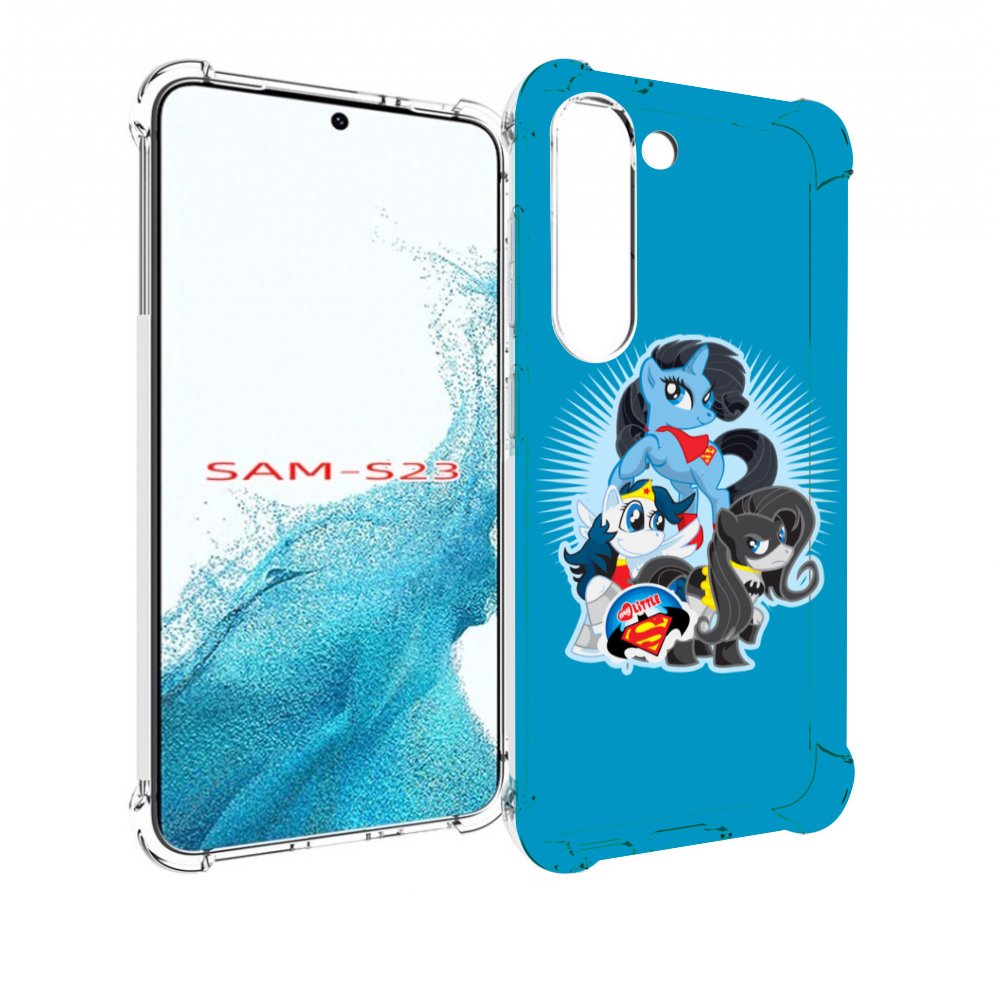 

Чехол MyPads Пони-литл для Samsung Galaxy S23, Прозрачный, Tocco