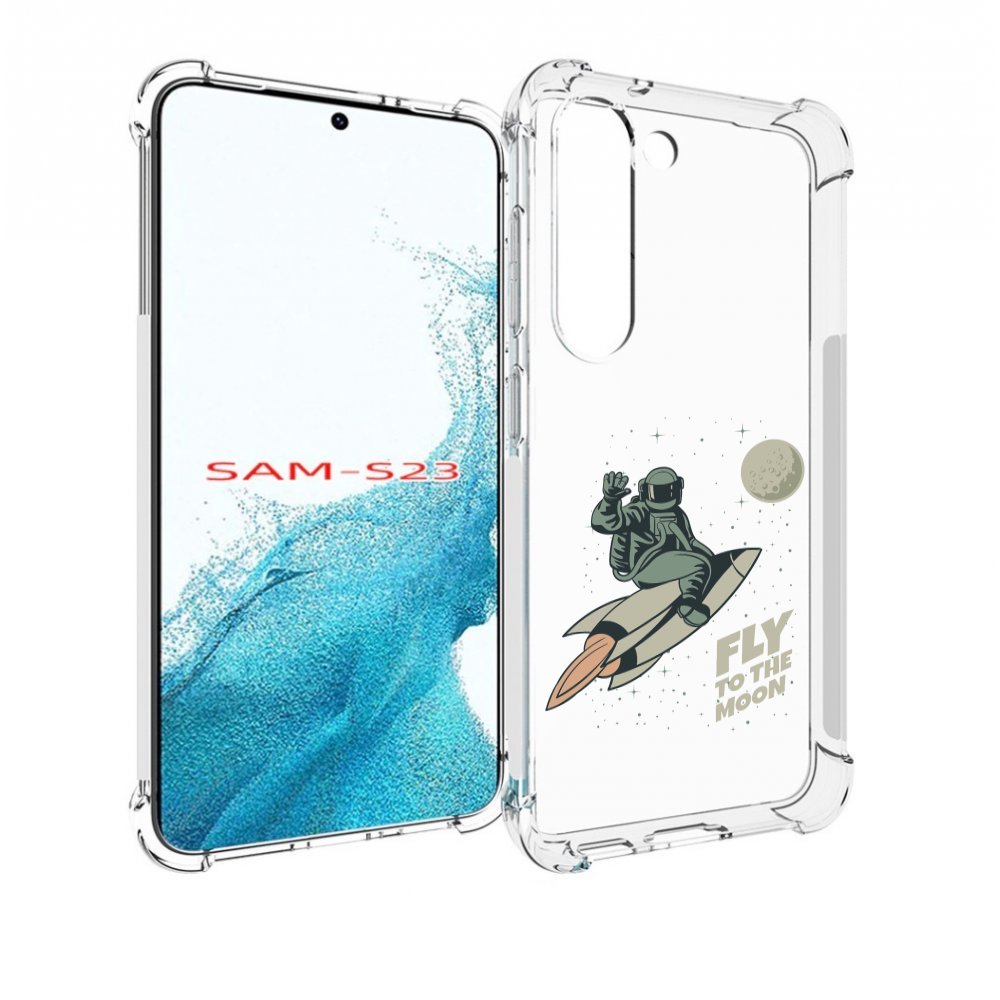 

Чехол MyPads Полет-на-Луну для Samsung Galaxy S23, Прозрачный, Tocco