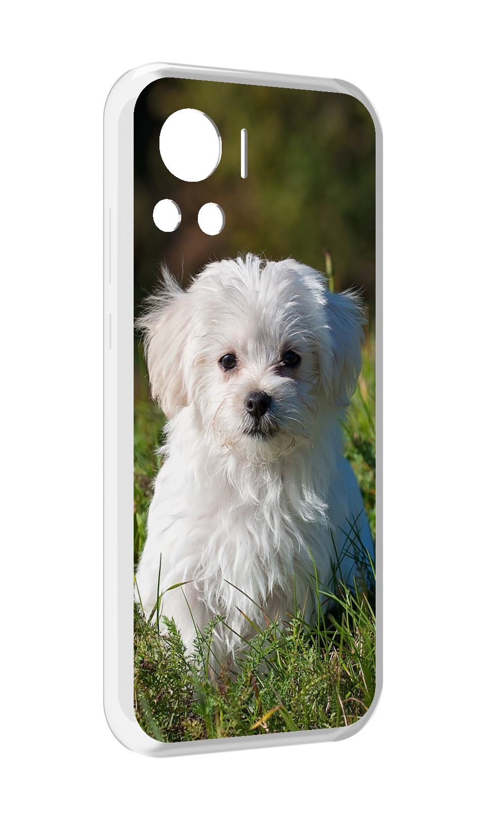 

Чехол MyPads мальтииская-болонка для Motorola Edge 30 Ultra, Прозрачный, Tocco