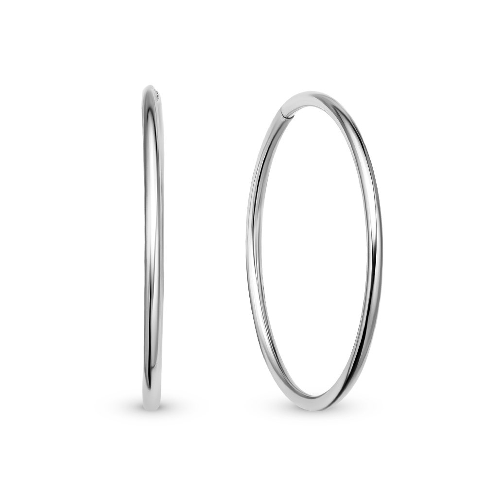 

Серьги из белого золота без вставки 585Gold 402003695, 402003695