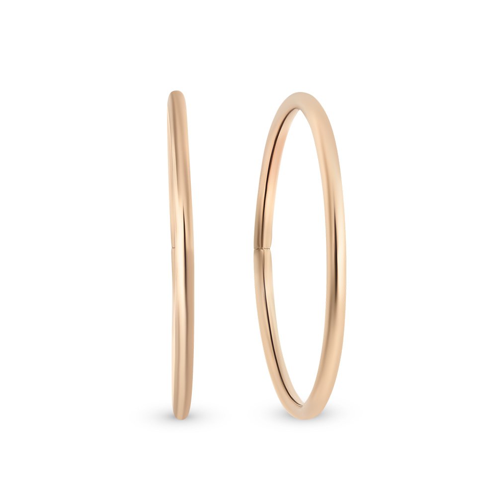 

Серьги конго из красного золота 585Gold 402003573, 402003573