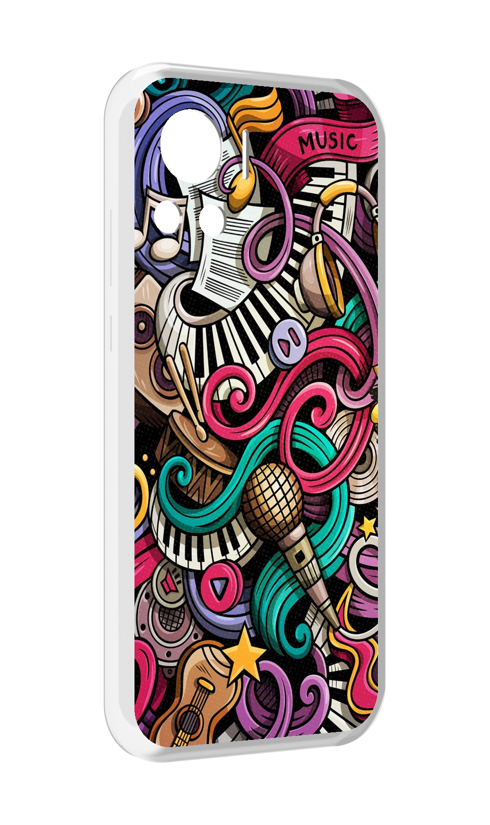

Чехол MyPads любимая-музыка для Motorola Edge 30 Ultra, Прозрачный, Tocco