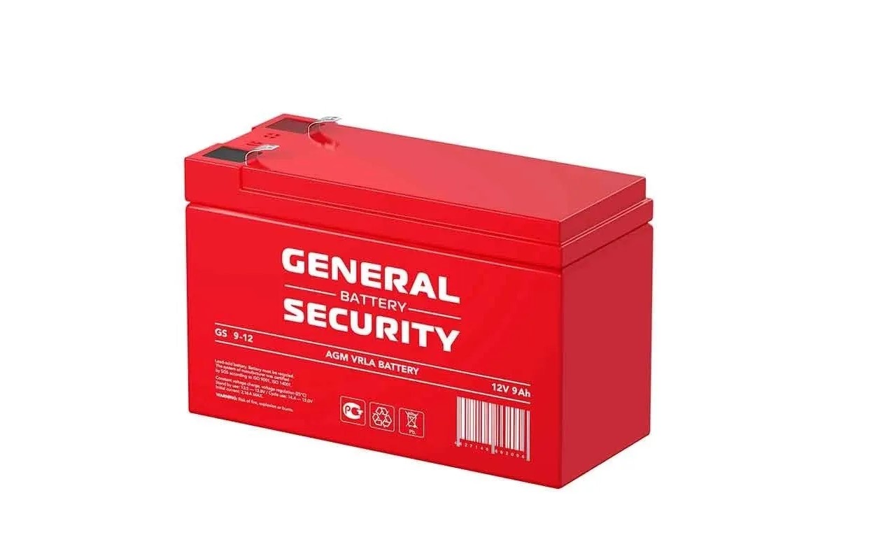 Аккумулятор для ИБП General Security GS 9-12 9 А/ч 12 В (10572)